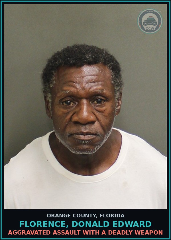 Booking mugshot of FLORENCE, DONALD EDWARD in Orange County