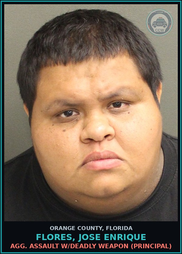 Booking mugshot of FLORES, JOSE ENRIQUE in Orange County