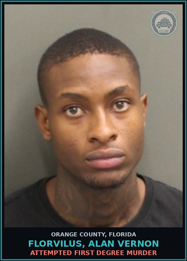 Booking mugshot of FLORVILUS, ALAN VERNON in Orange County