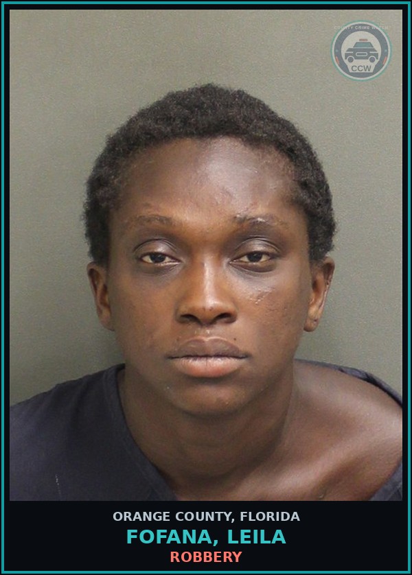 Booking mugshot of FOFANA, LEILA in Orange County