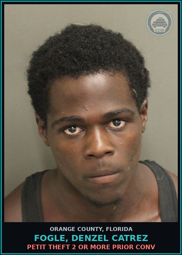 Booking mugshot of FOGLE, DENZEL CATREZ in Orange County