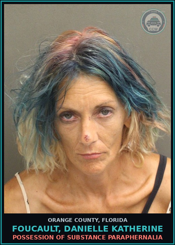 Booking mugshot of FOUCAULT, DANIELLE KATHERINE in Orange County