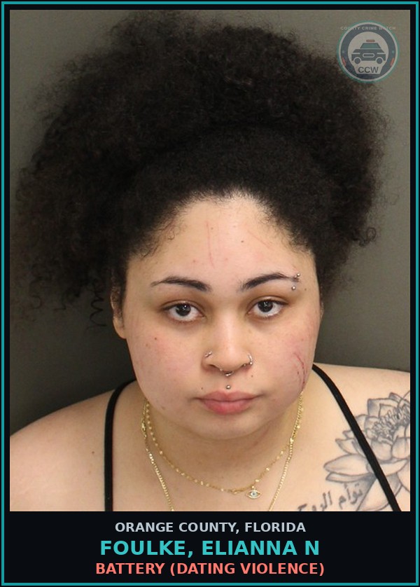 Booking mugshot of FOULKE, ELIANNA N in Orange County