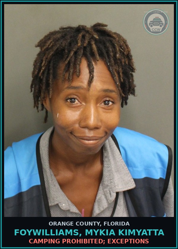 Booking mugshot of FOYWILLIAMS, MYKIA KIMYATTA in Orange County