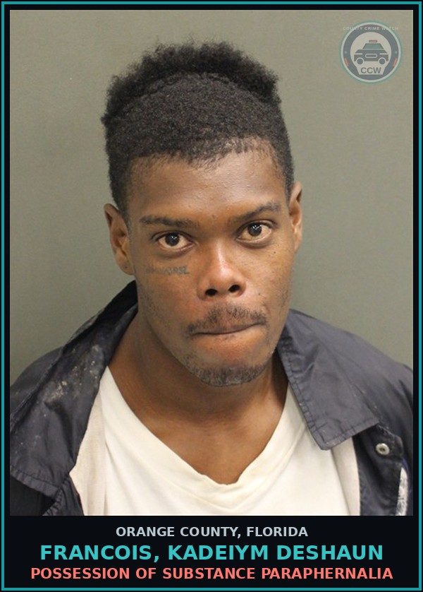 Booking mugshot of FRANCOIS, KADEIYM DESHAUN in Orange County
