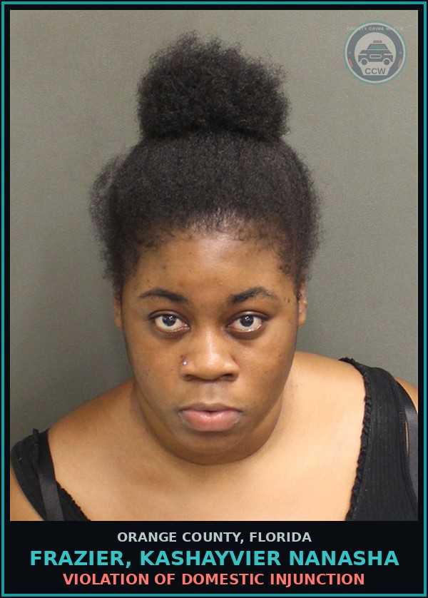 Booking mugshot of FRAZIER, KASHAYVIER NANASHA in Orange County