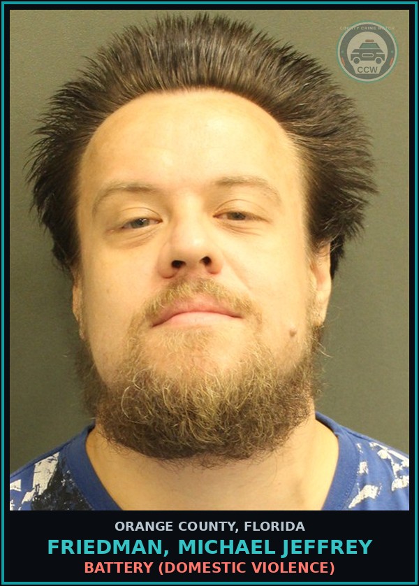 Booking mugshot of FRIEDMAN, MICHAEL JEFFREY in Orange County