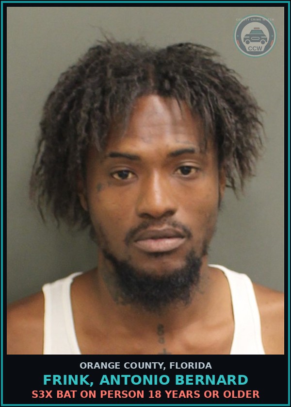 Booking mugshot of FRINK, ANTONIO BERNARD in Orange County