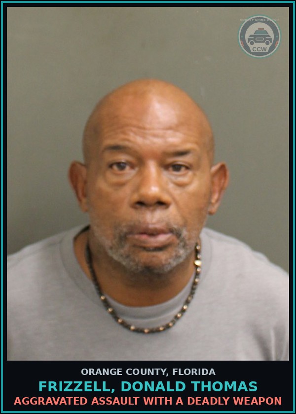 Booking mugshot of FRIZZELL, DONALD THOMAS in Orange County