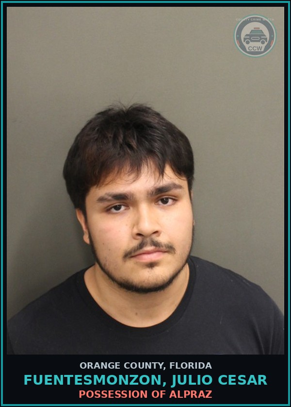 Booking mugshot of FUENTESMONZON, JULIO CESAR in Orange County