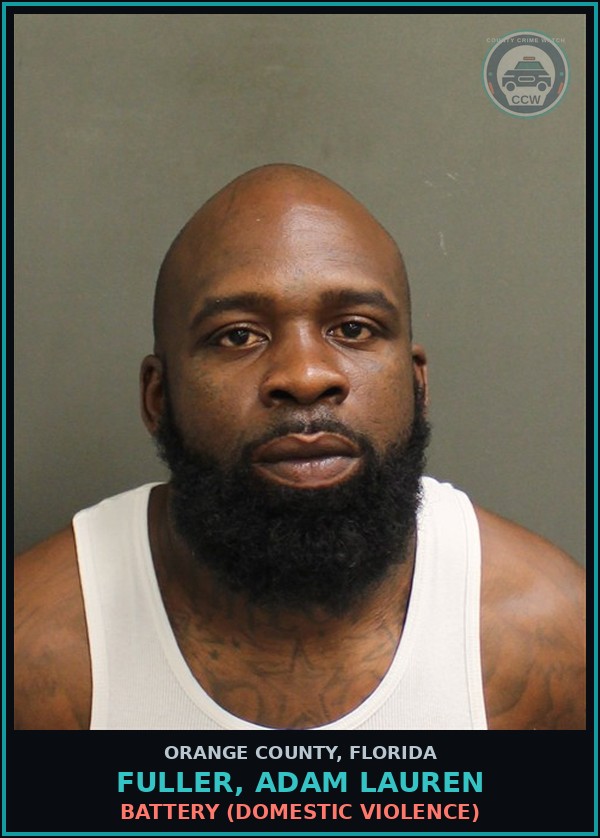 Booking mugshot of FULLER, ADAM LAUREN in Orange County