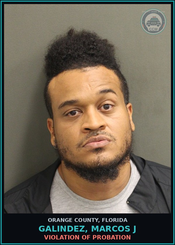 Booking mugshot of GALINDEZ, MARCOS J in Orange County