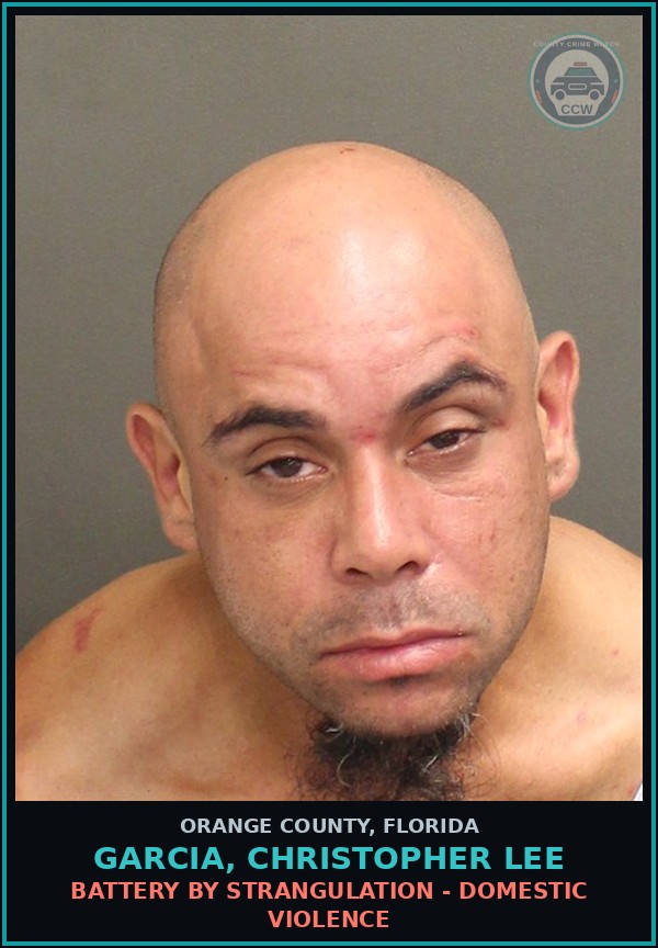 Booking mugshot of GARCIA, CHRISTOPHER LEE in Orange County