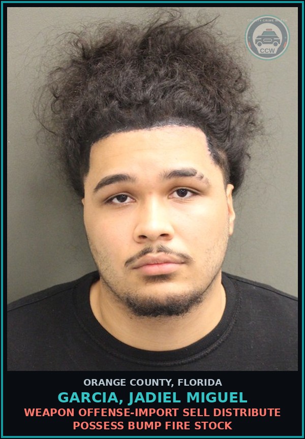 Booking mugshot of GARCIA, JADIEL MIGUEL in Orange County