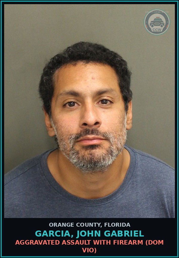 Booking mugshot of GARCIA, JOHN GABRIEL in Orange County