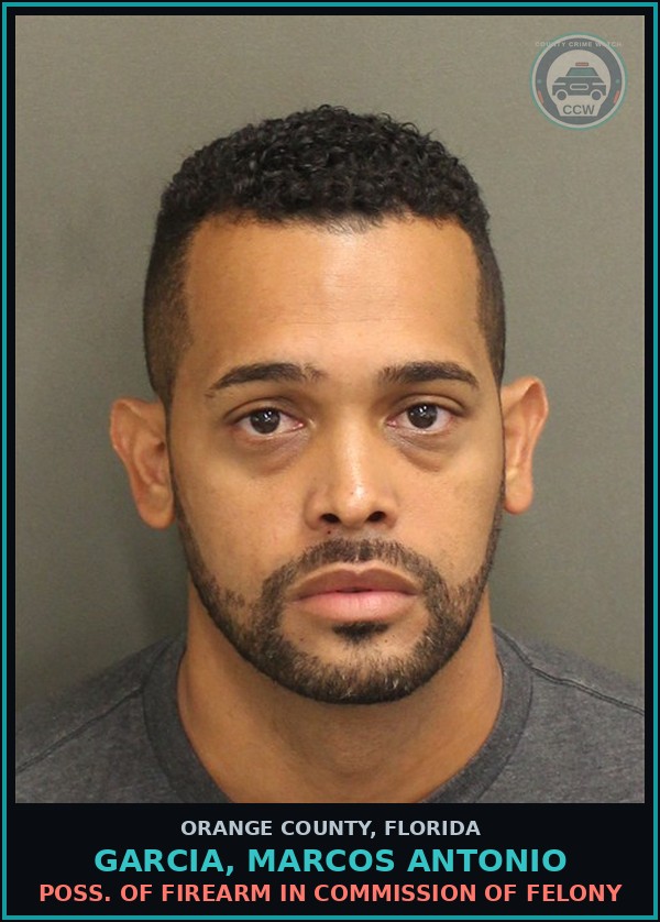 Booking mugshot of GARCIA, MARCOS ANTONIO in Orange County