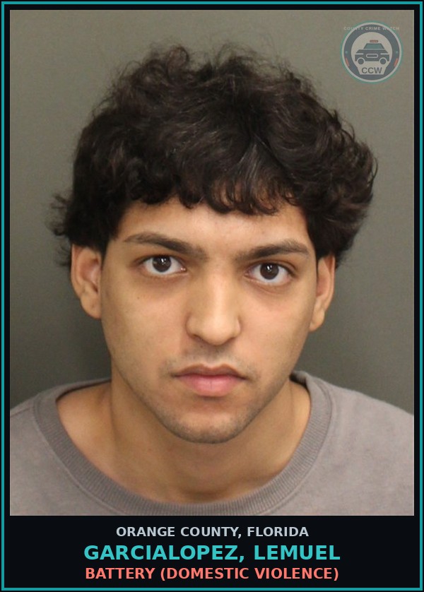 Booking mugshot of GARCIALOPEZ, LEMUEL in Orange County