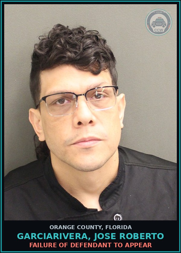 Booking mugshot of GARCIARIVERA, JOSE ROBERTO in Orange County