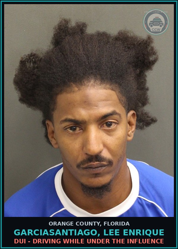 Booking mugshot of GARCIASANTIAGO, LEE ENRIQUE in Orange County