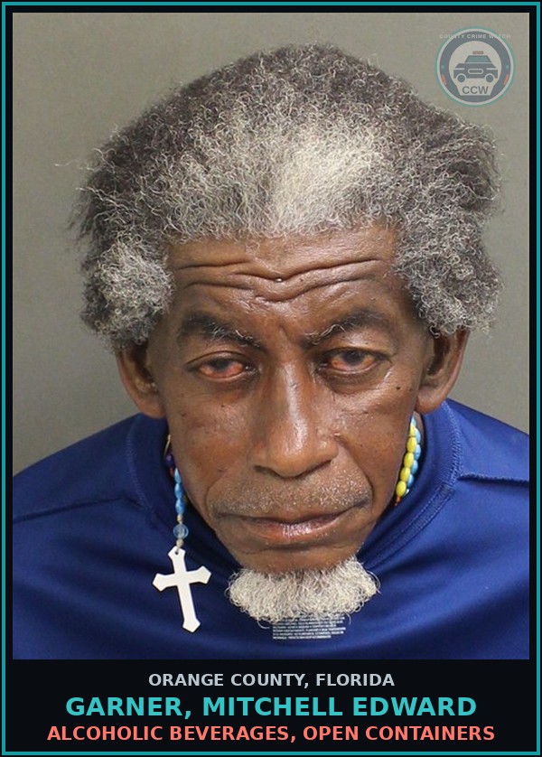 Booking mugshot of GARNER, MITCHELL EDWARD in Orange County