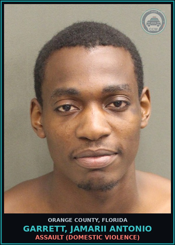 Booking mugshot of GARRETT, JAMARII ANTONIO in Orange County
