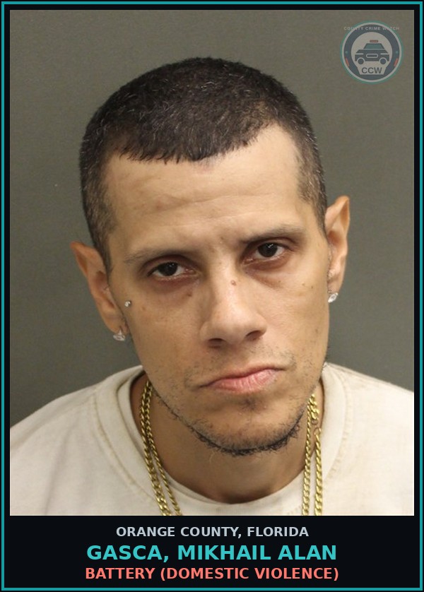 Booking mugshot of GASCA, MIKHAIL ALAN in Orange County