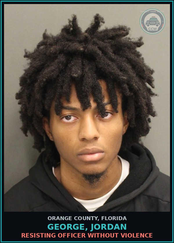 Booking mugshot of GEORGE, JORDAN in Orange County