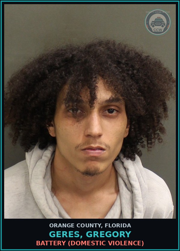 Booking mugshot of GERES, GREGORY in Orange County