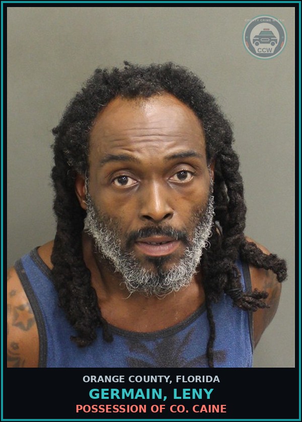 Booking mugshot of GERMAIN, LENY in Orange County