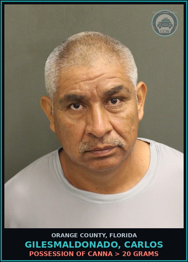 Booking mugshot of GILESMALDONADO, CARLOS in Orange County