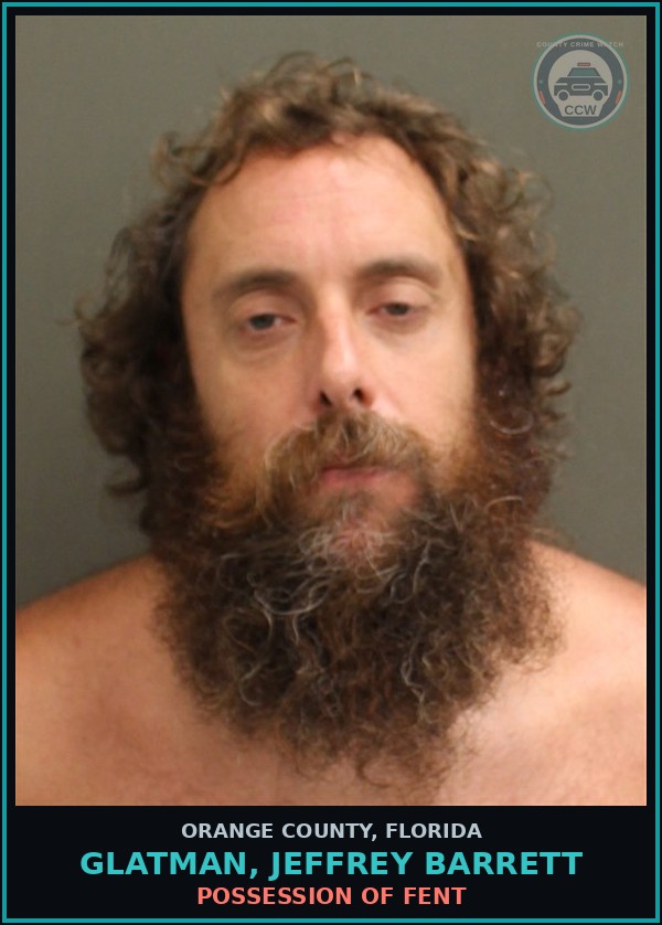 Booking mugshot of GLATMAN, JEFFREY BARRETT in Orange County