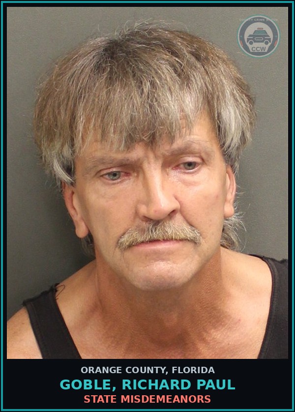 Booking mugshot of GOBLE, RICHARD PAUL in Orange County