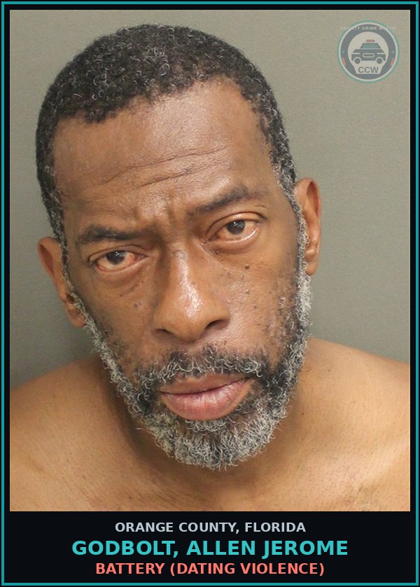 Booking mugshot of GODBOLT, ALLEN JEROME in Orange County
