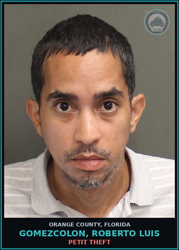 Booking mugshot of GOMEZCOLON, ROBERTO LUIS in Orange County