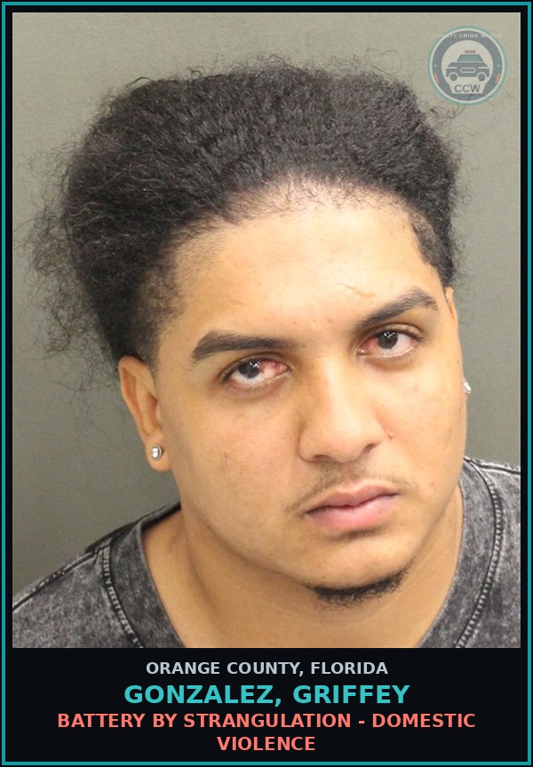 Booking mugshot of GONZALEZ, GRIFFEY in Orange County