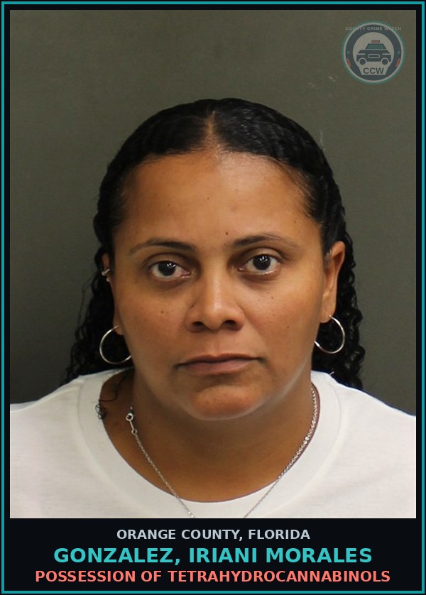 Booking mugshot of GONZALEZ, IRIANI MORALES in Orange County