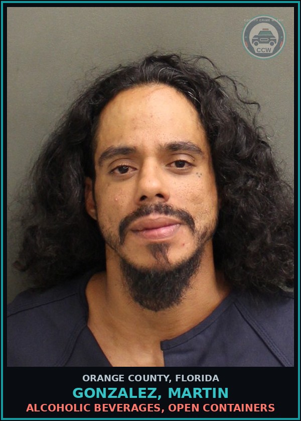 Booking mugshot of GONZALEZ, MARTIN in Orange County