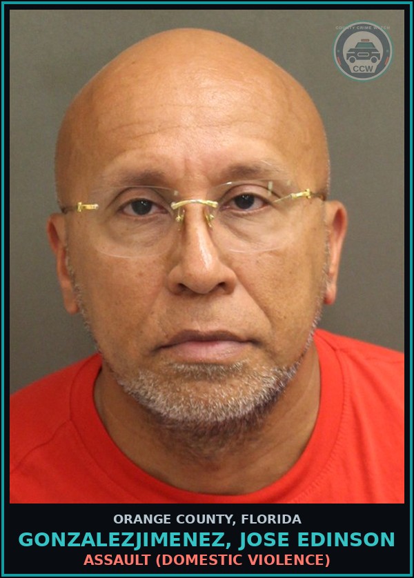 Booking mugshot of GONZALEZJIMENEZ, JOSE EDINSON in Orange County