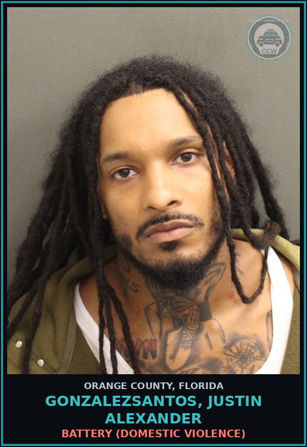 Booking mugshot of GONZALEZSANTOS, JUSTIN ALEXANDER in Orange County