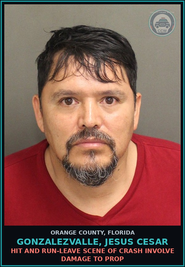 Booking mugshot of GONZALEZVALLE, JESUS CESAR in Orange County