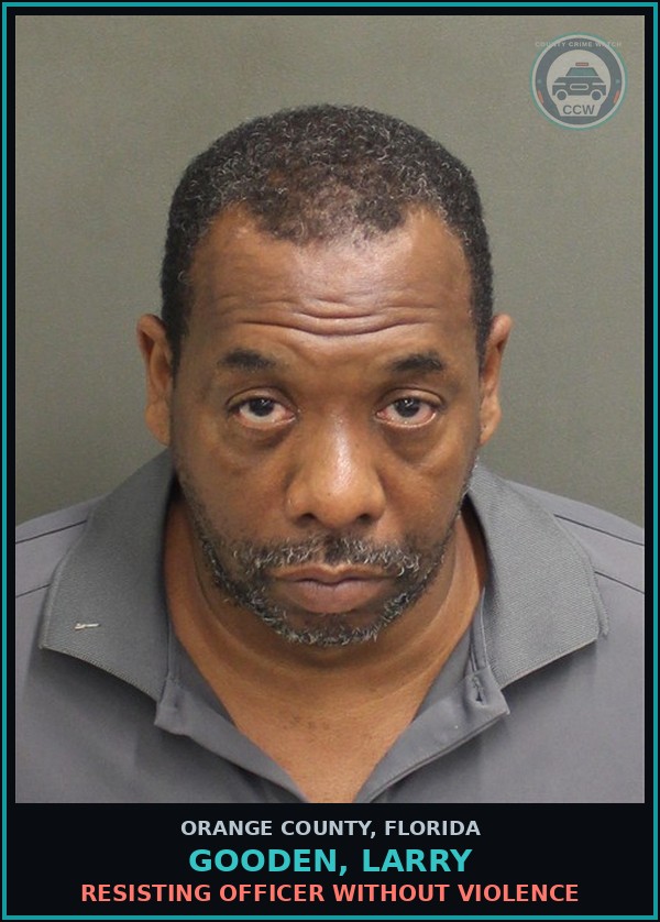 Booking mugshot of GOODEN, LARRY in Orange County
