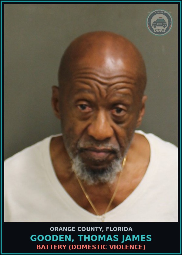 Booking mugshot of GOODEN, THOMAS JAMES in Orange County