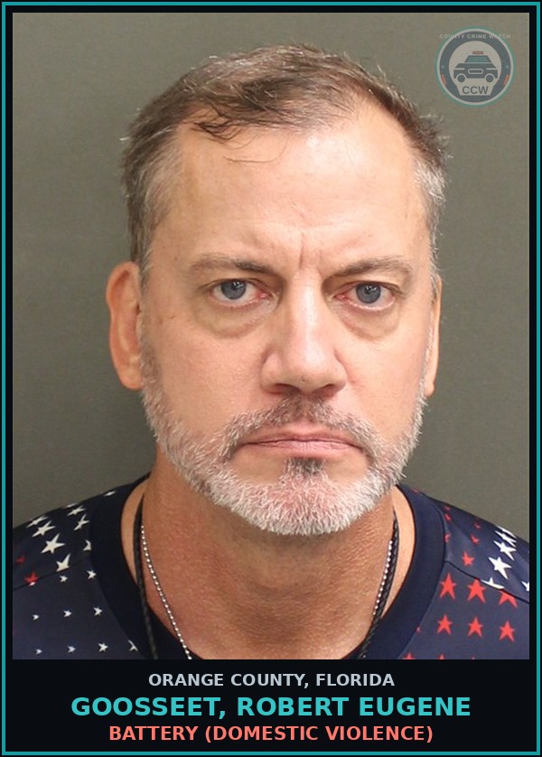 Booking mugshot of GOOSSEET, ROBERT EUGENE in Orange County
