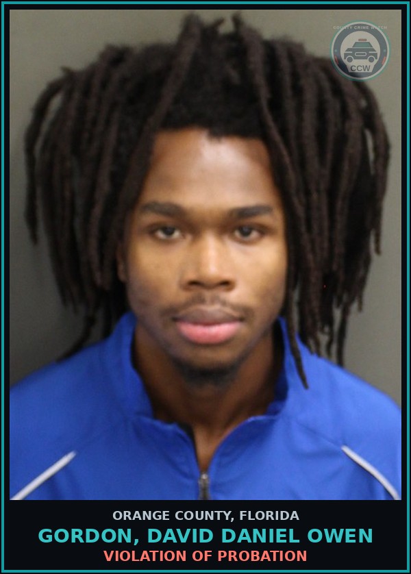 Booking mugshot of GORDON, DAVID DANIEL OWEN in Orange County