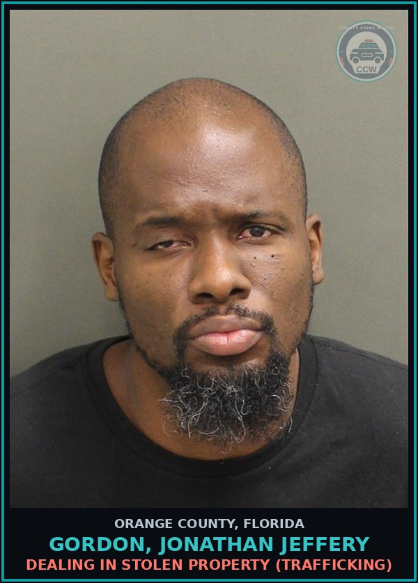 Booking mugshot of GORDON, JONATHAN JEFFERY in Orange County