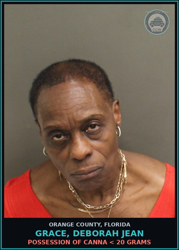 Booking mugshot of GRACE, DEBORAH JEAN in Orange County