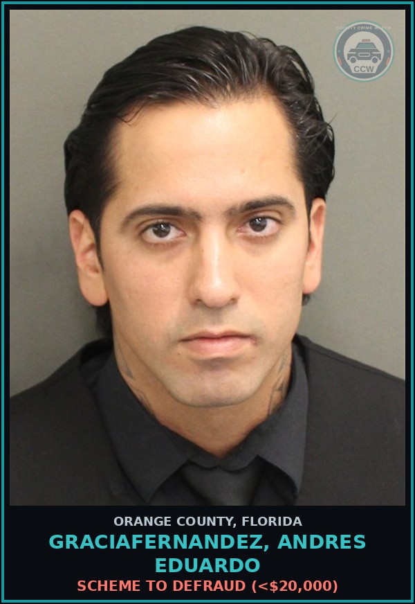 Booking mugshot of GRACIAFERNANDEZ, ANDRES EDUARDO in Orange County