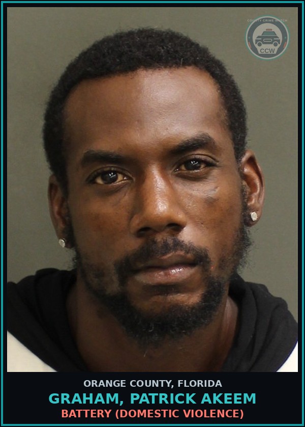 Booking mugshot of GRAHAM, PATRICK AKEEM in Orange County