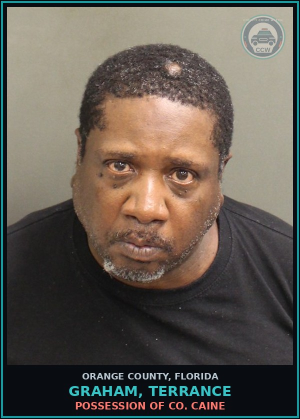 Booking mugshot of GRAHAM, TERRANCE in Orange County