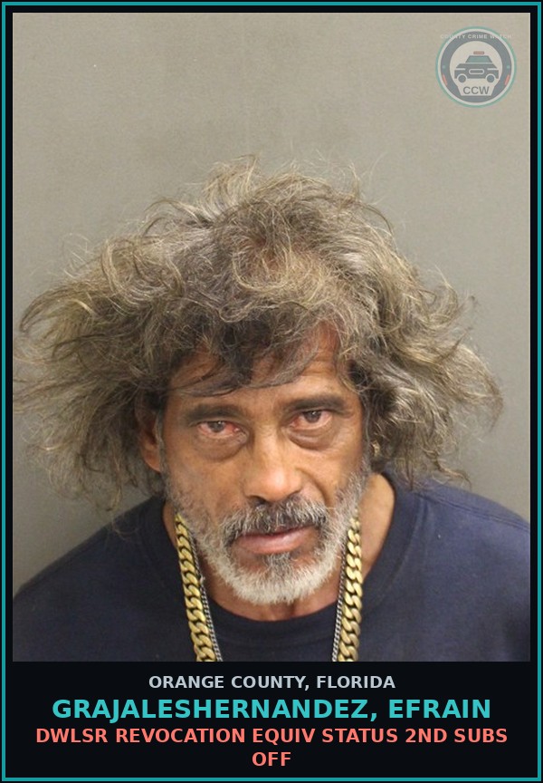 Booking mugshot of GRAJALESHERNANDEZ, EFRAIN in Orange County